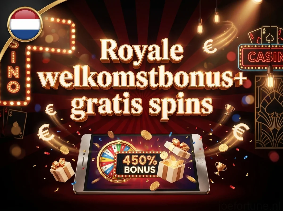 Royale welkomstbonus+ gratis spins